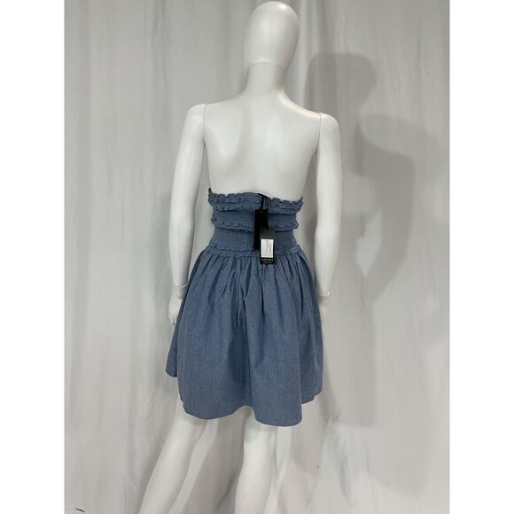 Azeeza 'Anya' Blue Mini Dress Size XS - NWT - Picture 3 of 5